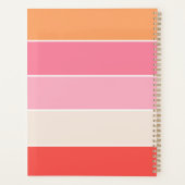 Bandes de blocs de couleurs d'été rose (Dos)