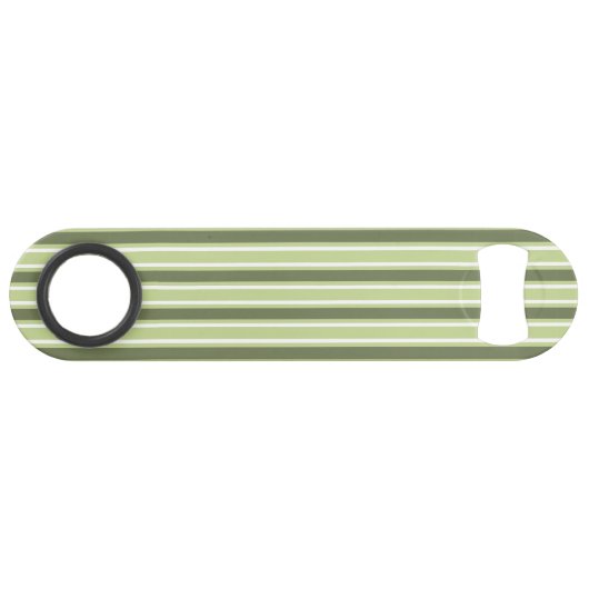 Bandes de bonbons d'olive et blanc (Devant (Horizontal))