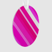 Bandes de bonbons en couches - rose et fuchsia (devant)