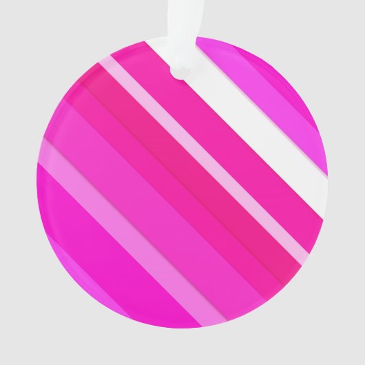 Bandes de bonbons en couches - rose et fuchsia (devant)