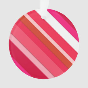 Bandes de bonbons en couches - rouge, rose et blan
