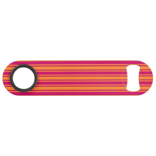 Bandes de bonbons rose et orange (Devant (Horizontal))
