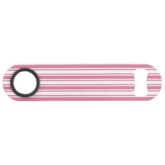 Bandes de bonbons roses et blanches (Devant (Horizontal))