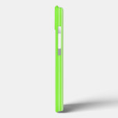 Bandes de bonbons vert citron Coque-Mate coque iph (Verso / Gauche)