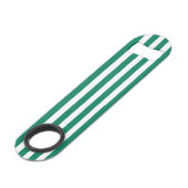 Bandes de bonbons vert et blanc (Devant angulaire)