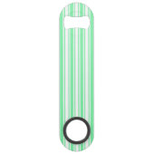 Bandes de bonbons vert et blanc pastel (Dos)