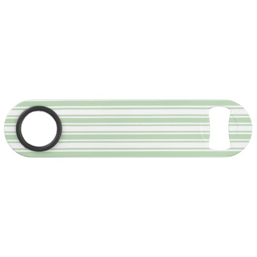 Bandes de bonbons vert pâle et blanc (Devant (Horizontal))