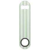 Bandes de bonbons vert pâle et blanc (Dos)