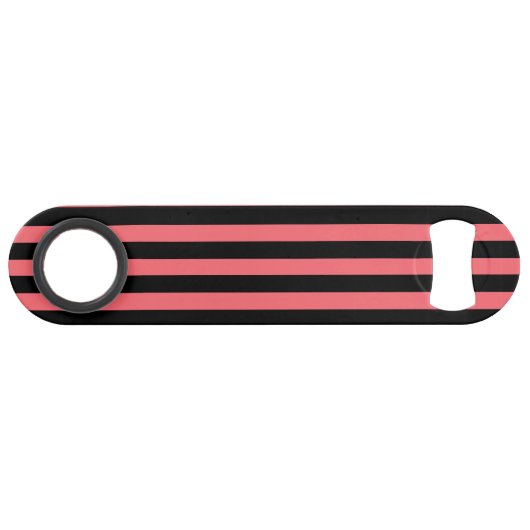 Bandes de corail et de bonbons noirs (Dos Horizontal)