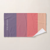 Bandes de couleur automne - (Serviette à main)