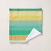 Bandes de couleurs claires (Gant de toilette)