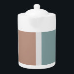 Bandes de couleurs coupées<br><div class="desc">Cool, moderne gris et marron clair rayures motif.</div>