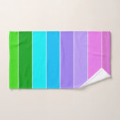Bandes de couleurs de sirène (Serviette à main)