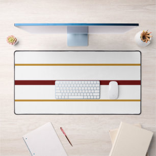 Bandes De Course Brown Rouge Profonde Sur Blanc