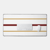 Bandes De Course Brown Rouge Profonde Sur Blanc (Clavier et souris)