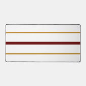 Bandes De Course Brown Rouge Profonde Sur Blanc (Recto)