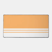 Bandes de course chic orange clair bord blanc en b (Recto)
