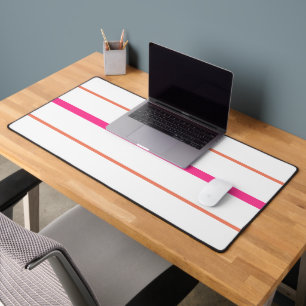 Bandes De Course cool Rose Orange Sur Blanc