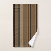 Bandes de cuivre noir et d'argile (Serviette à main)