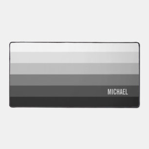 Bandes de dégradé noir et blanc avec nom