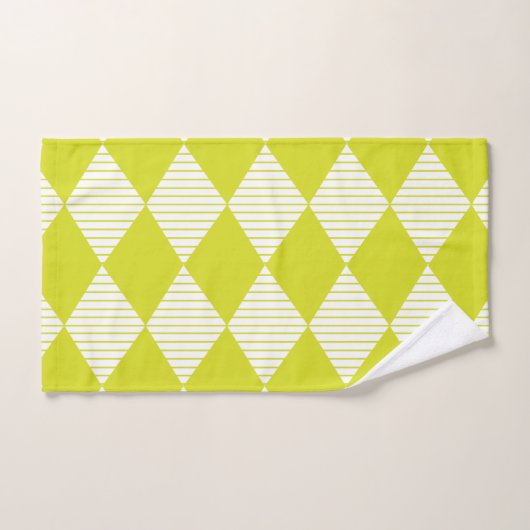 Bandes de diamant vert (Serviette à main)