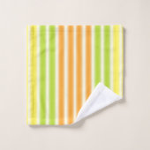 Bandes de fruits d'agrumes de citron vert et d'ora (Gant de toilette)
