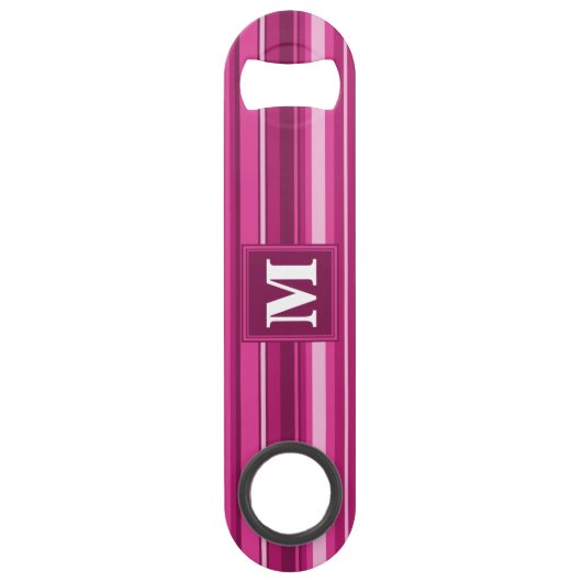 Bandes de monogramme fuchsia (Devant)