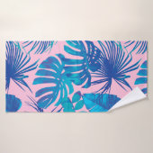 Bandes de papier numérique tropicale étoiles (Serviette de bain)