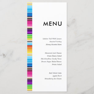 Bandes de ressort de série Menu de mariage