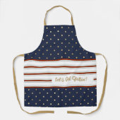 Bandes de sucre de canne et tablier à points Polka (Recto)