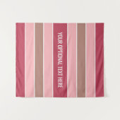 Bandes de tapisseries de texte personnalisé motif (Devant (Horizontal))