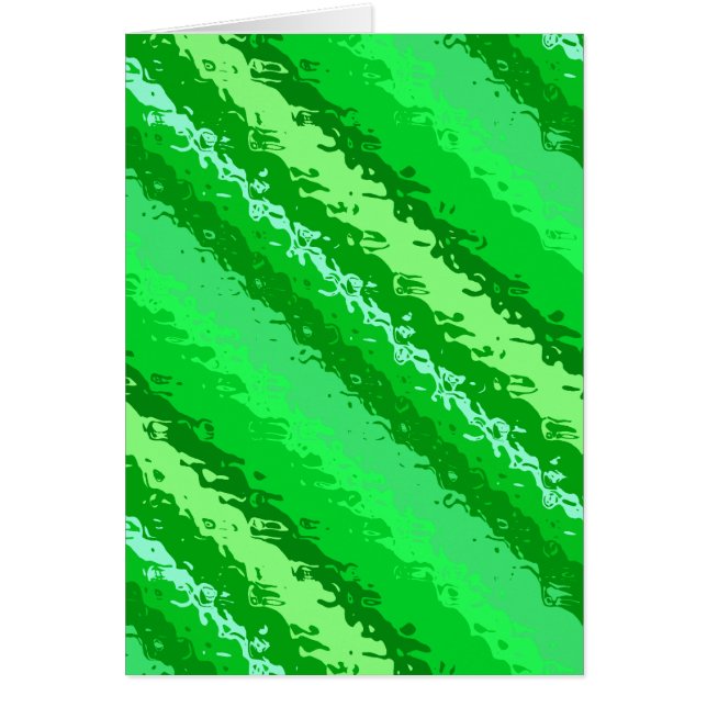 Bandes de verre - nuances de vert émeraude (Devant)