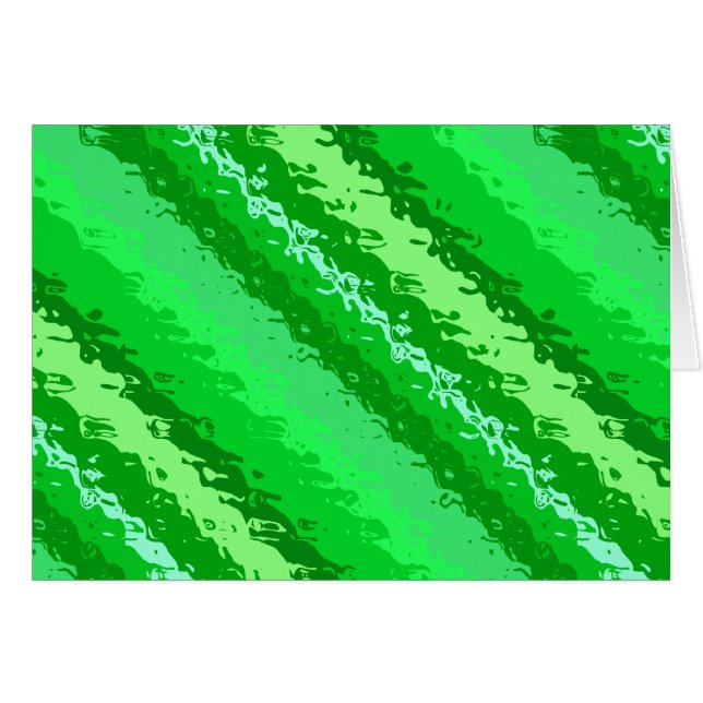 Bandes de verre - tons vert émeraude (Devant Horizontal)