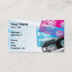 Bandes de vieille école et cartes de profil de