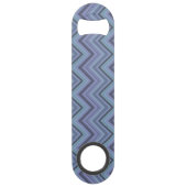 Bandes de zigzag gris bleu (Dos)