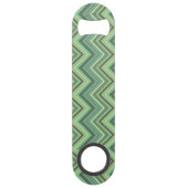 Bandes de zigzag vert olive (Dos)