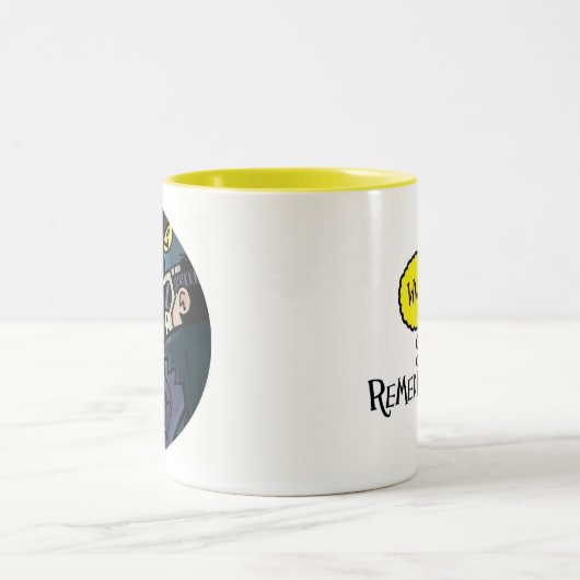 Bandes dessinées et tasse réparatrices de remède (Centre)