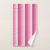 Bandes d'ombre rose (Serviette à main)