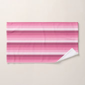 Bandes d'ombre rose (Serviette à main)