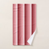 Bandes d'ombre rouges (Serviette à main)