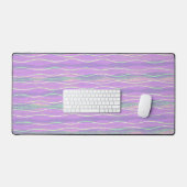 Bandes d'onde violette et Turquoise Style Vintage (Clavier et souris)