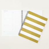 Bandes d'or, Blancs, Motif rayé (Devant avec enveloppe)