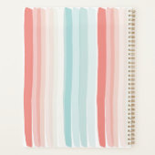 Bandes estivales en corail et turquoise (Dos)