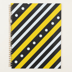 Bandes et bulles jaune noir
