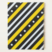 Bandes et bulles jaune noir (Dos)