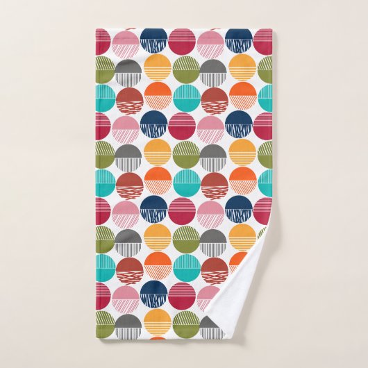 Bandes et solides (Serviette à main)