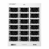 Bandes étiquettes de adresse/Zebra (Feuille entière)
