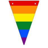 Bandes fortes - Drapeau arc-en-ciel de couleur (Deuxième drapeau)