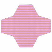 Bandes géométriques roses (Plat)