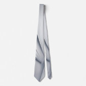 Bandes Gris Bleu Cravate d'impression (Devant)